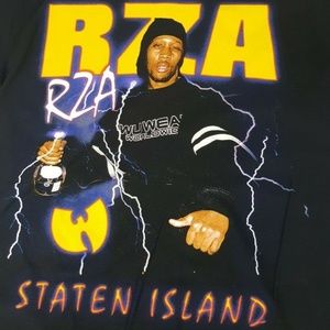 wu-tang Shirts - Wutang Clan RZA Staten Island Rap Tee Small S wu-tang Shirts - Wutang Clan RZA Staten Island Rap Tee Small S